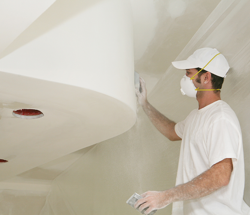 Calgary Commercial Drywall installing corner round